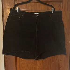 Abercrombie & Fitch Black Jean dad Shorts - curve love